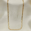 Oro Laminado Basic Necklace, Gold Filled Style Polished, Golden Finish, 04.213.0152.22 (03 MM Thickness, 22 Inches Length)