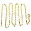 Oro Laminado Basic Necklace, Gold Filled Style Polished, Golden Finish, 04.213.0031.22 (02 MM Thickness, 22 Inches Length)