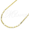 Oro Laminado Basic Necklace, Gold Filled Style Polished, Golden Finish, 04.213.0031.20 (02 MM Thickness, 20 Inches Length)