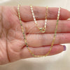 Oro Laminado Basic Necklace, Gold Filled Style Polished, Golden Finish, 04.213.0096.22 (02 MM Thickness, 22 Inches Length)