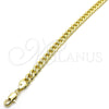 Oro Laminado Basic Bracelet, Gold Filled Style Miami Cuban Design, Polished, Golden Finish, 04.213.0155.08 (06 MM Thickness, 8 Inches Length)