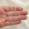 Oro Laminado Basic Necklace, Gold Filled Style Polished, Golden Finish, 04.213.0158.20 (02 MM Thickness, 20 Inches Length)