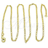 Oro Laminado Basic Necklace, Gold Filled Style Polished, Golden Finish, 04.213.0158.20 (02 MM Thickness, 20 Inches Length)