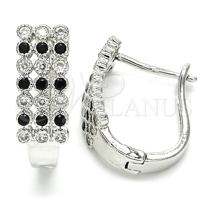 Rhodium Gold-Filled Hoop Earrings 02.266.0005.3.15 — main product image — SKU 126148 | Argollas 02.266.0005.3.15 — imagen principal del producto — SKU 126148