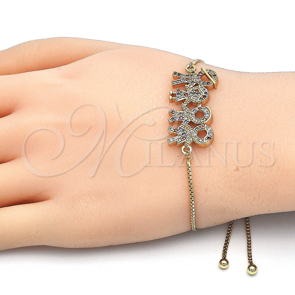 Gold Filled Bracelet — Adjustable Bolo Bracelet Little Girl and Little Boy — alternate product view — SKU 126278 | Oro Laminado brazalete — Adjustable Bolo Bracelet Little Girl and Little Boy — SKU 126278