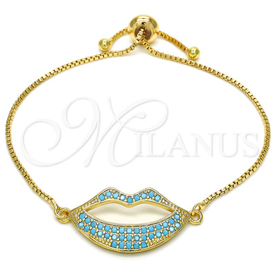 Gold Filled Gold-Filled Lips Bracelet 03.316.0027.1.10 for wholesale, main product view