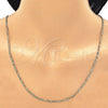 Oro Laminado Basic Necklace, Gold Filled Style Figaro Design, Polished, Golden Finish, 5.222.018.30 (0.60 Gauge, 03 MM Thickness, 30 Inches Length)