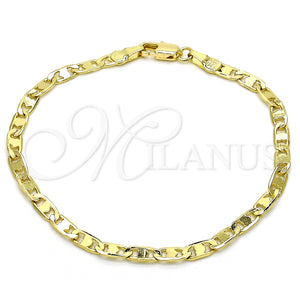 Gold Filled Bracelet — Basic Bracelet Polished 5. Gauge 04 MM Thickness — main product view — SKU 126344 | Oro Laminado brazalete — básico Bracelet pulido 5. Gauge 04 MM Thickness — SKU 126344