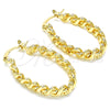 Oro Laminado Small Hoop, Gold Filled Style Polished, Golden Finish, 02.170.0246.25