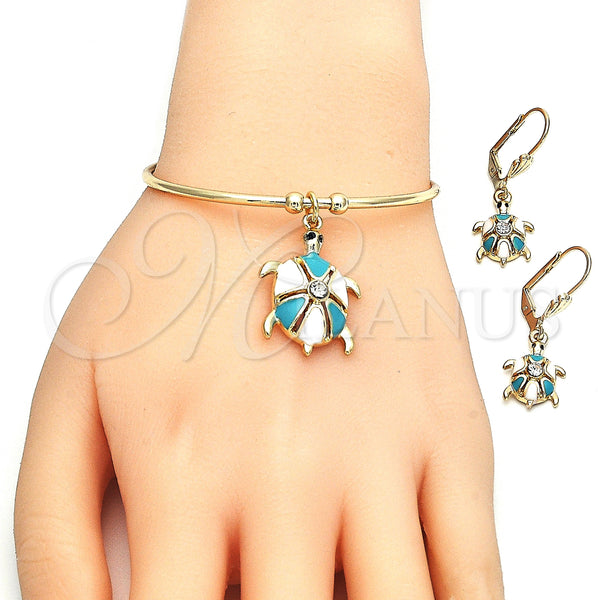 Gold Filled Ring — Necklace Bracelet Earring and Ring Turtle Design with — alternate product view — SKU 126638 | Oro Laminado anillo — Necklace Bracelet Earring and Ring Turtle diseño with — SKU 126638