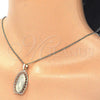 Oro Laminado Pendant Necklace, Gold Filled Style Guadalupe Design, Polished, Golden Finish, 04.106.0043.1.20 (02 MM Thickness, 20 Inches Length)