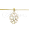 Oro Laminado Pendant Necklace, Gold Filled Style Divino NiÃ±o Design, Polished, Golden Finish, 04.106.0046.1.20 (02 MM Thickness, 20 Inches Length)