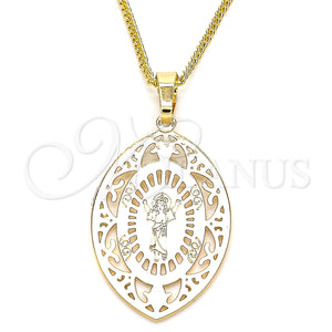 Gold Filled Necklace — Pendant Necklace Divino NiÃ±o Design Polished 04. 02 — main product view — SKU 126707 | Oro Laminado collar — Pendant Necklace Divino NiÃ±o diseño pulido 04. 02 — SKU 126707