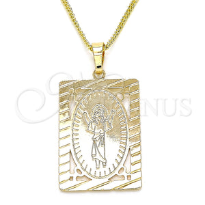 Gold Filled Necklace — Pendant Necklace Divino NiÃ±o Design Polished 04. 02 — main product view — SKU 126715 | Oro Laminado collar — Pendant Necklace Divino NiÃ±o diseño pulido 04. 02 — SKU 126715