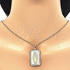 Oro Laminado Pendant Necklace, Gold Filled Style Guadalupe Design, Polished, Golden Finish, 04.106.0057.1.20 (02 MM Thickness, 20 Inches Length)