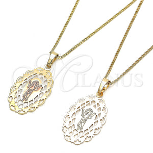 Gold Filled Necklace — Pendant Necklace Divino NiÃ±o Design Polished 04. 02 — main product view — SKU 126725 | Oro Laminado collar — Pendant Necklace Divino NiÃ±o diseño pulido 04. 02 — SKU 126725