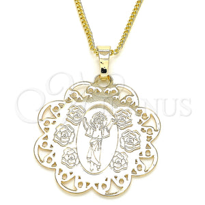 Gold Filled Necklace — Pendant Necklace Divino NiÃ±o Design Polished 04. 02 — main product view — SKU 126767 | Oro Laminado collar — Pendant Necklace Divino NiÃ±o diseño pulido 04. 02 — SKU 126767