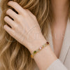 Oro Laminado Tennis Bracelet, Gold Filled Style Cat Design, with Multicolor Cubic Zirconia, Polished, Golden Finish, 03.206.0001.12.07 (07 MM Thickness, 7 Inches Length)