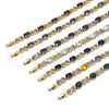 Oro Laminado Tennis Bracelet, Gold Filled Style Cat Design, with Multicolor Cubic Zirconia, Polished, Golden Finish, 03.206.0001.12.07 (07 MM Thickness, 7 Inches Length)