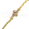 Dorado Oro Laminado Pulsera, vista 4 de la galería del producto por Mayoreo, vista adicional 4 del producto