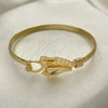 Oro Laminado Individual Bangle, Gold Filled Style Polished, Golden Finish, 07.185.0008.1.04 (05 MM Thickness, Size 4 (2.25 Diameter))