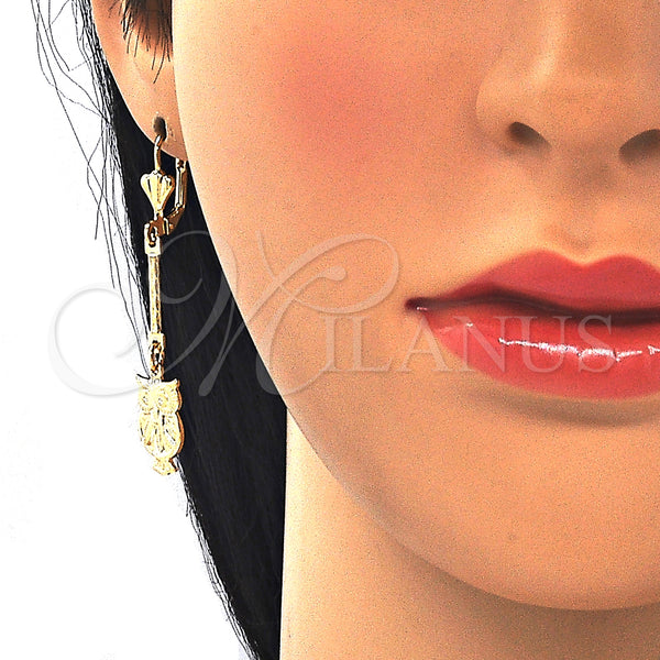 Gold Filled Ring — Long Earring Owl Design Polished 02.32. — alternate product view — SKU 127178 | Oro Laminado anillo — Long Earring Owl diseño pulido 02.32. — SKU 127178