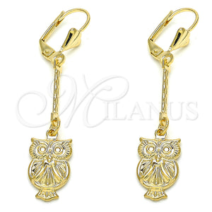Gold Filled Ring — Long Earring Owl Design Polished 02.32. — main product view — SKU 127178 | Oro Laminado anillo — Long Earring Owl diseño pulido 02.32. — SKU 127178