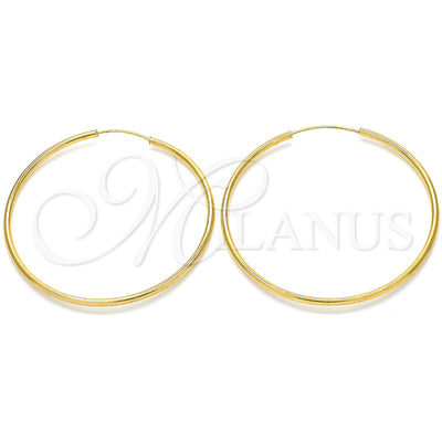 Gold Filled Hoop Earrings — Medium Hoop Polished 02.32. for wholesale, main product view