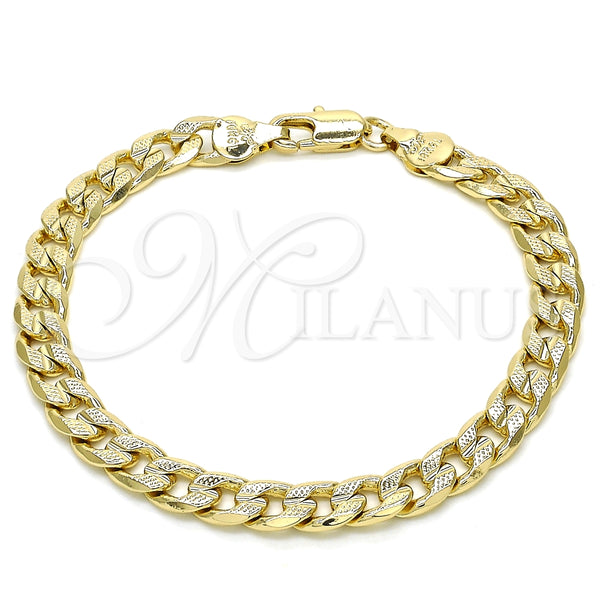 Gold Filled Bracelet — Basic Bracelet Curb Design Polished 04. Gauge 06 — main product view — SKU 127209 | Oro Laminado brazalete — básico Bracelet Curb diseño pulido 04. Gauge 06 — SKU 127209