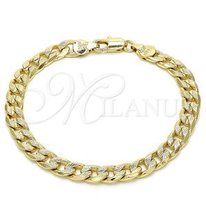 Gold Filled Bracelet — Basic Bracelet Curb Design Polished 04. Gauge 06 — main product view — SKU 127209 | Oro Laminado brazalete — básico Bracelet Curb diseño pulido 04. Gauge 06 — SKU 127209