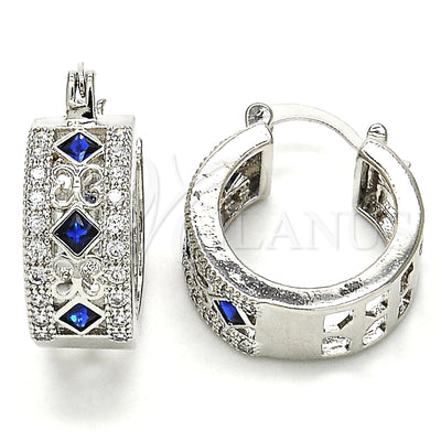 Rhodium Gold-Filled Hoop Earrings 02.210.0282.7.20 — main product image — SKU 127251 | Argollas 02.210.0282.7.20 — imagen principal del producto — SKU 127251