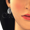 Rhodium Gold Filled Small Hoop, with White Cubic Zirconia, Polished, Rhodium Finish, 02.210.0285.5.20