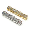 Rhodium Gold Filled Small Hoop, with Multicolor Cubic Zirconia, Polished, Rhodium Finish, 02.210.0286.7.20