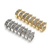 Oro Laminado Small Hoop, Gold Filled Style with Multicolor Micro Pave, Polished, Golden Finish, 02.210.0289.3.20