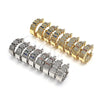 Oro Laminado Small Hoop, Gold Filled Style with Multicolor Micro Pave, Polished, Golden Finish, 02.210.0289.3.20