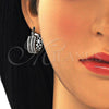 Rhodium Gold Filled Small Hoop, with White Cubic Zirconia, Polished, Rhodium Finish, 02.210.0291.4.20