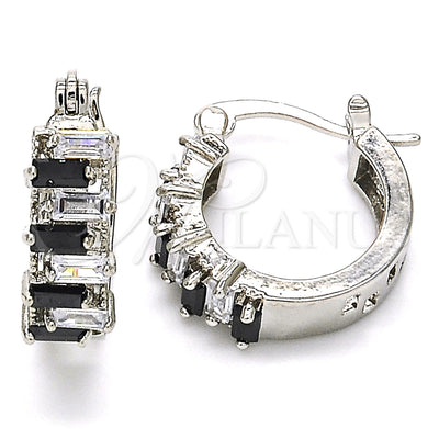 Rhodium Gold-Filled Hoop Earrings 02.210.0295.5.15 — main product image — SKU 127363 | Argollas 02.210.0295.5.15 — imagen principal del producto — SKU 127363