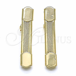 Gold Filled Ring — Stud Earring Brushed 02.63. — main product view — SKU 127649 | Oro Laminado anillo — Stud Earring Brushed 02.63. — SKU 127649
