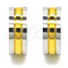 Stainless Steel Huggie Hoop, Polished, Two Tone, 02.216.0062.20