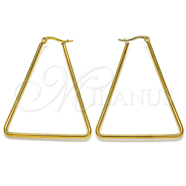 Stainless Steel Medium Hoop, Polished, Golden Finish, 02.356.0001.45
