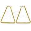 Stainless Steel Medium Hoop, Polished, Golden Finish, 02.356.0001.45