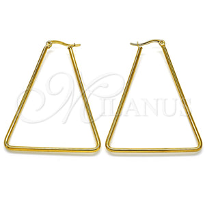 Stainless Steel Hoop Earrings — Medium Hoop Polished 02. — main product view — SKU 127893 | Acero Inoxidable aretes de aro — Medium Hoop pulido 02. — SKU 127893