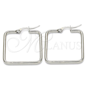 Stainless Steel Hoop Earrings — Small Hoop Polished 02. — main product view — SKU 127894 | Acero Inoxidable aretes de aro — Small Hoop pulido 02. — SKU 127894