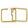 Stainless Steel Medium Hoop, Polished, Golden Finish, 02.356.0002.1.35