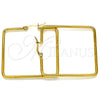 Stainless Steel Medium Hoop, Polished, Golden Finish, 02.356.0002.1.40