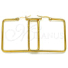 Stainless Steel Medium Hoop, Polished, Golden Finish, 02.356.0002.1.40