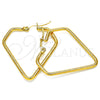 Stainless Steel Medium Hoop, Polished, Golden Finish, 02.356.0003.1.35