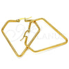 Stainless Steel Medium Hoop, Polished, Golden Finish, 02.356.0003.1.40