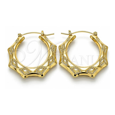 Oro Laminado Medium Hoop, Gold Filled Style Polished, Golden Finish, 02.170.0270.40