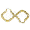 Oro Laminado Medium Hoop, Gold Filled Style Polished, Golden Finish, 02.170.0272.30